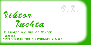viktor kuchta business card
